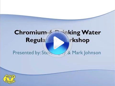 Chromium-6 Workshop 12/06/2014